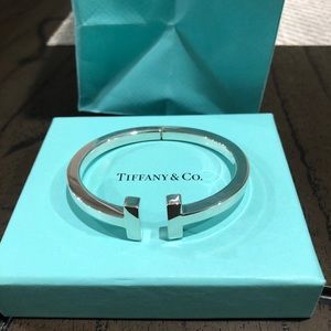 Tiffany & Co. Sterling Silver T Bracelet